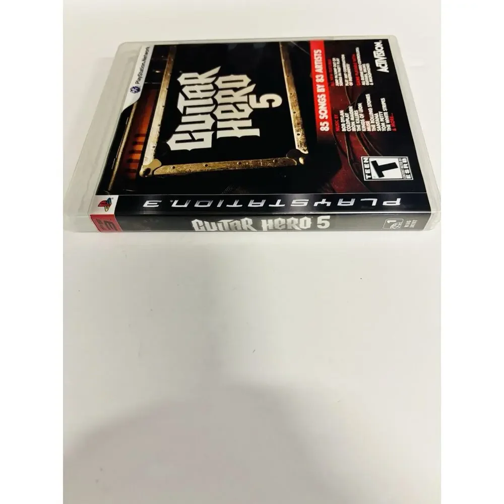 Guitar Hero 5 PS3 Sony PlayStation 3 (Activision, 2009) CIB Tested Works VG